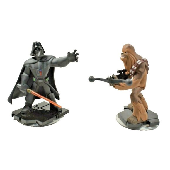 Disney Infinity Star Wars Character Figure Bundle Darth Anakin Chewbacca Ashoka - Picture 2 of 7
